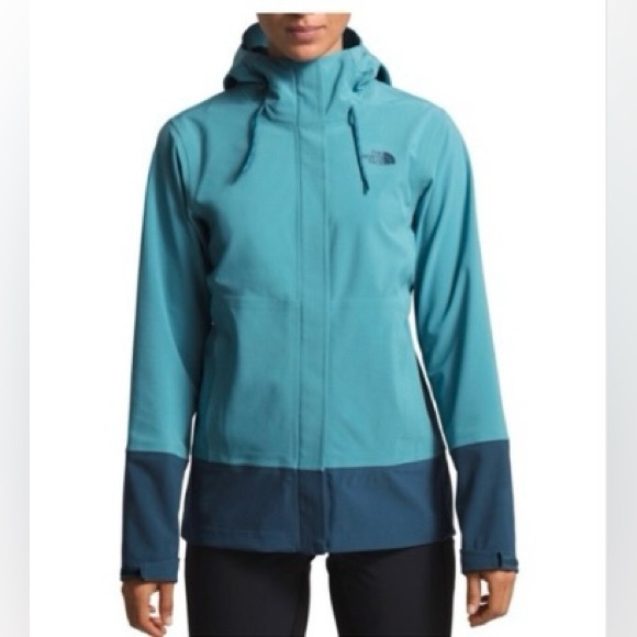 The North Face Apex Flex DryVent Jacket Womens Size Medium Blue Coat